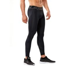 2XU Heren Accelerate Compression Tights - Zwart/Zwart - Maat S