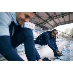 Kalenji Atletiekjas Voor Heren Warm-Up -WarmeK Kleding Winkel atletiekjas voor heren warm blauw 19