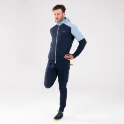 Kalenji Atletiekjas Voor Heren Warm-Up -WarmeK Kleding Winkel atletiekjas voor heren warm blauw 8
