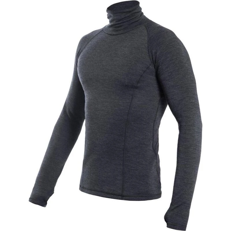 Baselayer Merino Bold Outdoor Heren Lange Mouw Roll Neck Anthraciet Large 5 Baselayer Merino Bold Outdoor Heren Lange Mouw Roll Neck Anthraciet Large - Afbeelding 3
