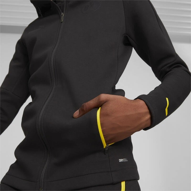 Borussia Dortmund Voetbal Casuals Jack Met Capuchon Voor Heren PUMA 5 Borussia Dortmund Voetbal Casuals Jack Met Capuchon Voor Heren PUMA - Afbeelding 3