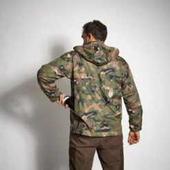 WATERDICHTE JAGERSJAS 100 -WarmeK Kleding Winkel camouflage regenjas voor de jacht 100 2
