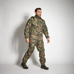 WATERDICHTE JAGERSJAS 100 -WarmeK Kleding Winkel camouflage regenjas voor de jacht 100 7