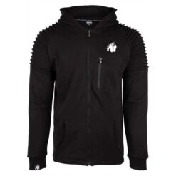 Gorilla Wear Delta Hoodie Black -WarmeK Kleding Winkel delta hoodie black 5