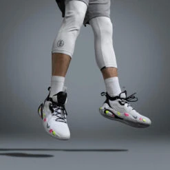 Driekwart Basketbaltight Voor Heren/dames NBA Los Angeles Lakers 500 -WarmeK Kleding Winkel driekwart basketbaltight voor herendames nba brooklyn nets 500 wit 12