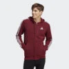 ADIDAS Essentials Fleece 3-Stripes Ritshoodie 2 ADIDAS Essentials Fleece 3-Stripes Ritshoodie -WarmeK Kleding Winkel essentials fleece 3 stripes ritshoodie