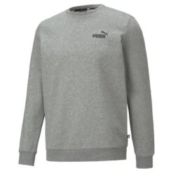 Essentials Small Logo Sweatshirt Met Ronde Hals Voor Heren PUMA