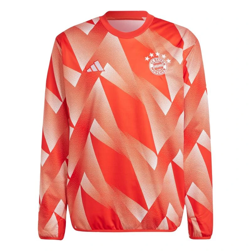 ADIDAS FC Bayern München Pre-Match Warm Sweatshirt 4 ADIDAS FC Bayern München Pre-Match Warm Sweatshirt - Afbeelding 2