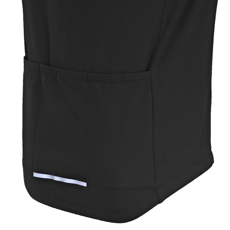 FIETSJAS VOOR HEREN RC100 MET LANGE MOUWEN WINTER ZWART 6 FIETSJAS VOOR HEREN RC100 MET LANGE MOUWEN WINTER ZWART - Afbeelding 4