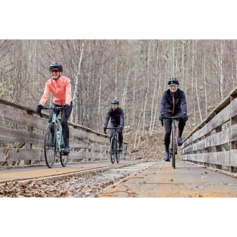 FIETSJAS VOOR HEREN RC100 MET LANGE MOUWEN WINTER ZWART 10 FIETSJAS VOOR HEREN RC100 MET LANGE MOUWEN WINTER ZWART - Afbeelding 8