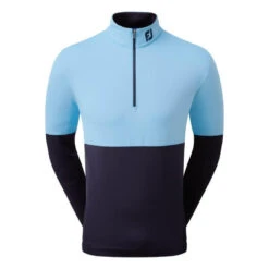 FOOTJOY Thermokleding Bovenkant Heren Colour Block Midlayer Licht Blauw