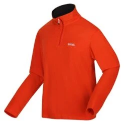 Regatta Geweldig Voor Buiten Heren Thompson Half Zip Fleece Sweater (Zwart) 10 Regatta Geweldig Voor Buiten Heren Thompson Half Zip Fleece Sweater (Zwart) -WarmeK Kleding Winkel geweldig voor buiten heren thompson half zip fleece sweater roestige 3