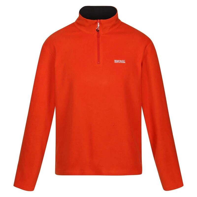 Regatta Geweldig Voor Buiten Heren Thompson Half Zip Fleece Sweater (Zwart) 3 Regatta Geweldig Voor Buiten Heren Thompson Half Zip Fleece Sweater (Zwart)