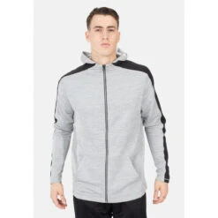 Spyder Grijs Jack Met Rits En Capuchon -WarmeK Kleding Winkel grijs jack met rits en capuchon 2