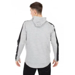 Spyder Grijs Jack Met Rits En Capuchon -WarmeK Kleding Winkel grijs jack met rits en capuchon 3