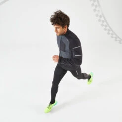 Hardloopjack Heren Winter Warm Zwart Rood Limited Edition -WarmeK Kleding Winkel hardloopjack heren winter warm zwart 1