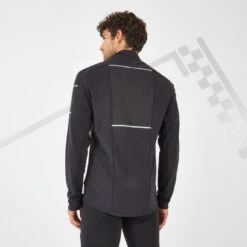 Hardloopjack Heren Winter Warm Zwart Rood Limited Edition -WarmeK Kleding Winkel hardloopjack heren winter warm zwart 2