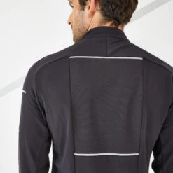 Hardloopjack Heren Winter Warm Zwart Rood Limited Edition -WarmeK Kleding Winkel hardloopjack heren winter warm zwart 3