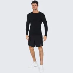 Haut Couche De Base Manches Longues à Col Ras Du Cou Pour Hommes -WarmeK Kleding Winkel haut couche de base manches longues a col ras du cou pour hommes 3