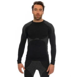Heat Keeper Thermoshirt Lange Mouw Heren Premium Zwart Melange 9 Heat Keeper Thermoshirt Lange Mouw Heren Premium Zwart Melange -WarmeK Kleding Winkel heat keeper thermoshirt lange mouw heren premium zwart melange 2