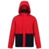 Regatta Heren Feelding Colour Block Waterdichte Bomber Jas (Echt Rood/Zwaar) -WarmeK Kleding Winkel heren feelding colour block waterdichte bomber jas echt roodzwaar