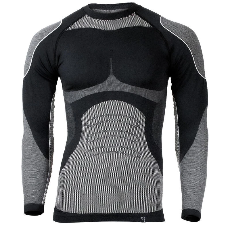 Heren Functioneel Onderhemd | Thermisch Onderhemd 'Python' | Seamless | Zwart 3 Heren Functioneel Onderhemd | Thermisch Onderhemd 'Python' | Seamless | Zwart