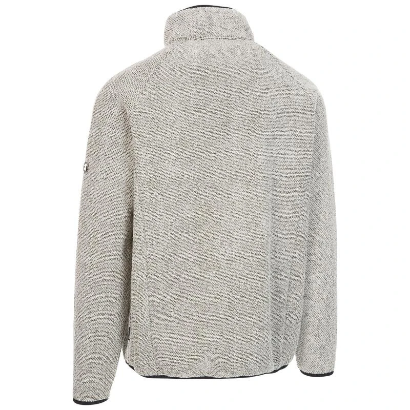 TRESPASS Heren Salo Fleece (Beige) 4 TRESPASS Heren Salo Fleece (Beige) - Afbeelding 2