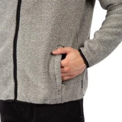 TRESPASS Heren Salo Fleece (Beige) 10 TRESPASS Heren Salo Fleece (Beige) -WarmeK Kleding Winkel heren salo fleece beige 3