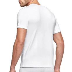 Heren-T-shirt Met V-hals Thermo Anti-Cold 7 Heren-T-shirt Met V-hals Thermo Anti-Cold -WarmeK Kleding Winkel heren t shirt met v hals thermo anti cold 1