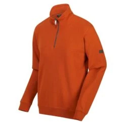 Regatta Heren Taron Half Zip Fleece (Stralende Pure Sinaasappel) 9 Regatta Heren Taron Half Zip Fleece (Stralende Pure Sinaasappel) -WarmeK Kleding Winkel heren taron half zip fleece stralende pure sinaasappel 3
