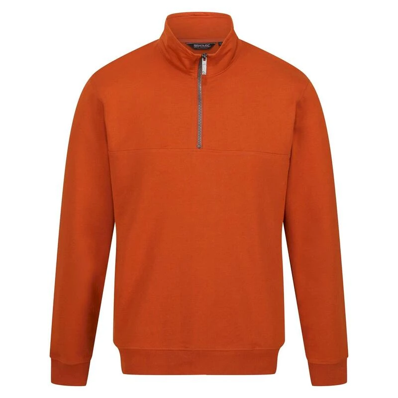 Regatta Heren Taron Half Zip Fleece (Stralende Pure Sinaasappel) 2 Regatta Heren Taron Half Zip Fleece (Stralende Pure Sinaasappel)