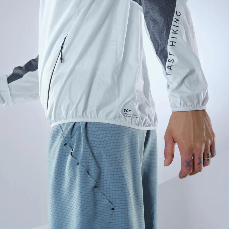 Quechua Windjack Voor Fast Hiking Heren FH500 Helium Wind 6 Quechua Windjack Voor Fast Hiking Heren FH500 Helium Wind - Afbeelding 4