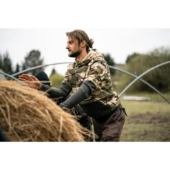 Jachthoodie 500 Camouflage Halftone -WarmeK Kleding Winkel hoodie 500 tweekleurig kaki camouflage 8