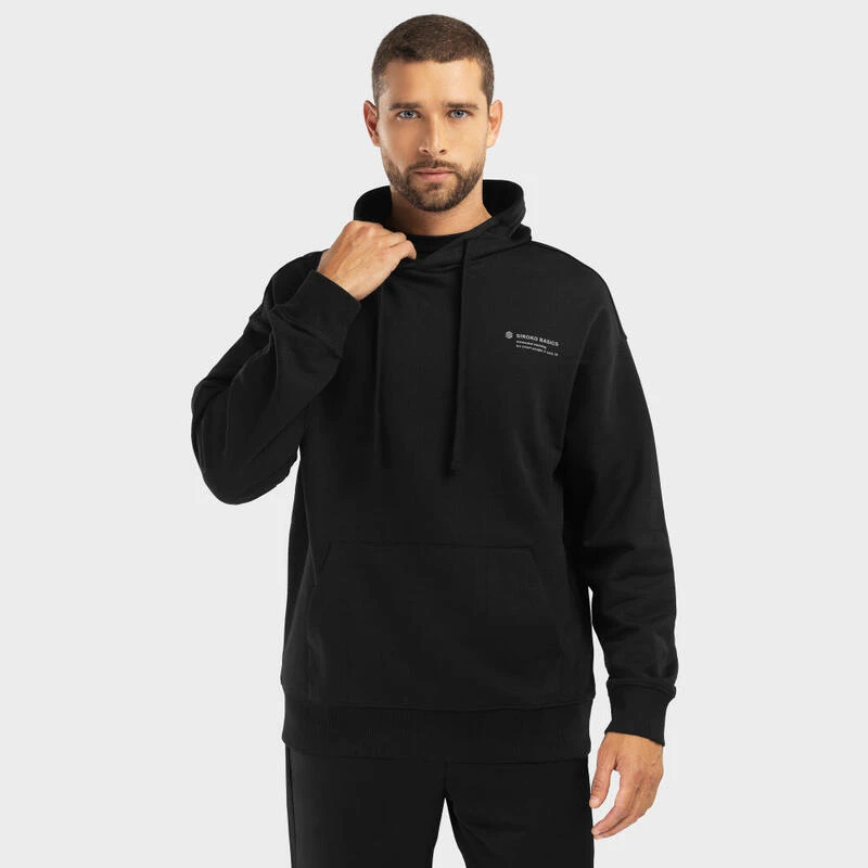 Hoodie Lifestyle SIROKO Panther Zwart Heren En Dames 3 Hoodie Lifestyle SIROKO Panther Zwart Heren En Dames