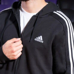 ADIDAS Hoodie Voor Fitness En Soft Training Heren Zwart -WarmeK Kleding Winkel hoodie voor fitness en soft training heren zwart 7