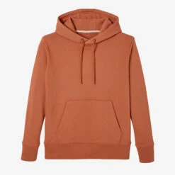 Hoodie Voor Heren 500 Essentials -WarmeK Kleding Winkel hoodie voor heren 500 essentials sepia 5