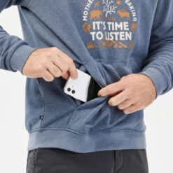 Quechua Hoodie Voor Wandelen Heren NH150 1/2 Rits -WarmeK Kleding Winkel hoodie voor wandelen heren nh150 12 rits 5