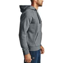 Kap Under Armour Rival Fleece FZ, Grijs, Mannen -WarmeK Kleding Winkel kap under armour rival fleece fz grijs mannen 2
