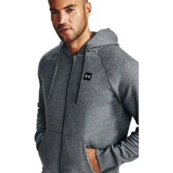 Kap Under Armour Rival Fleece FZ, Grijs, Mannen -WarmeK Kleding Winkel kap under armour rival fleece fz grijs mannen 3