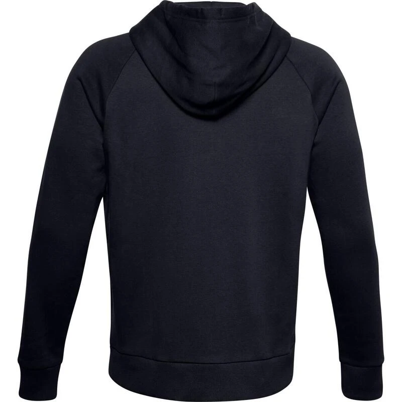 Kap Under Armour UA Rival Fleece FZ Hoodie, Zwart, Mannen 4 Kap Under Armour UA Rival Fleece FZ Hoodie, Zwart, Mannen - Afbeelding 2