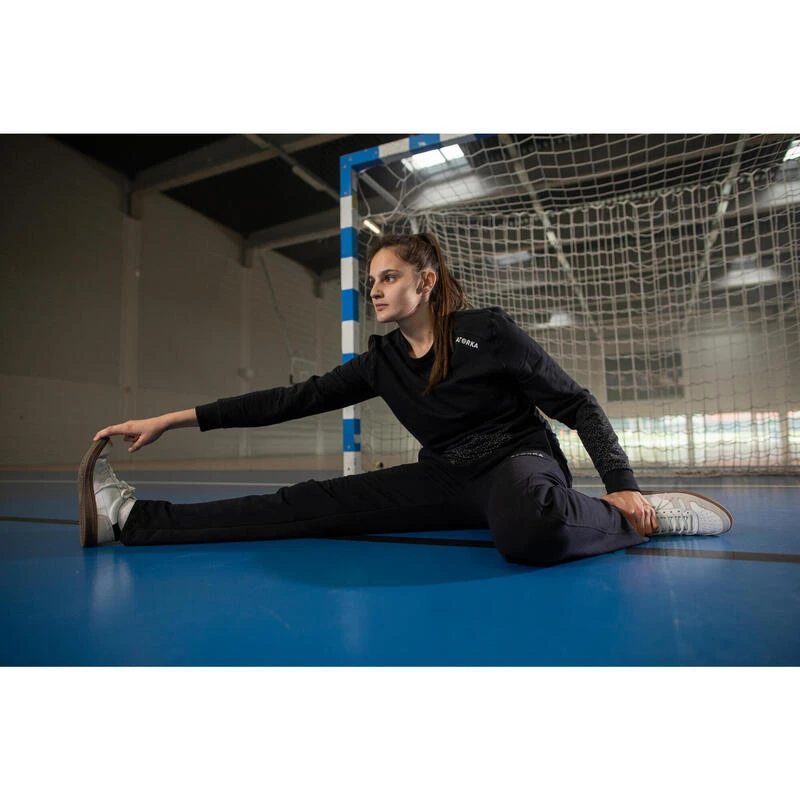 Keepersbroek Voor Handbal Volwassenen H500 Molton Zwart 7 Keepersbroek Voor Handbal Volwassenen H500 Molton Zwart - Afbeelding 5