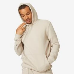 Molton Hoodie Voor Fitness