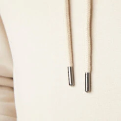 Molton Hoodie Voor Fitness -WarmeK Kleding Winkel lange fitness hoodie voor heren 500 warm vlasbeige 6