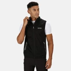 Regatta Lankin III Heren Fitness Gilet - Zwart 10 Regatta Lankin III Heren Fitness Gilet - Zwart -WarmeK Kleding Winkel lankin iii heren fitness gilet zwart 3