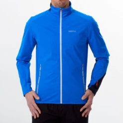 Lichte Langlaufjas Blauw XC S SOFT 500 Heren -WarmeK Kleding Winkel lichte langlaufjas voor heren xc s jkt 500 blauw 1