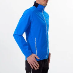 Lichte Langlaufjas Blauw XC S SOFT 500 Heren -WarmeK Kleding Winkel lichte langlaufjas voor heren xc s jkt 500 blauw 2