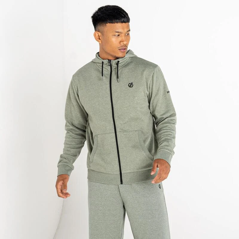 Dare 2b Lounge Out Wandelhoodie Met Hele Rits Voor Heren - Groen 7 Dare 2b Lounge Out Wandelhoodie Met Hele Rits Voor Heren - Groen - Afbeelding 5