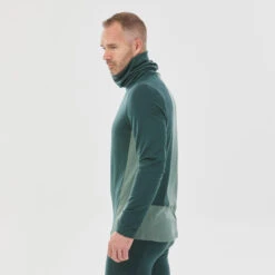 WEDZE Thermoshirt Voor Skiën Heren 900 Merinowol Opstaande Kraag 19 WEDZE Thermoshirt Voor Skiën Heren 900 Merinowol Opstaande Kraag -WarmeK Kleding Winkel merino thermoshirt voor skien heren 900 opstaande kraag dennengroen 4
