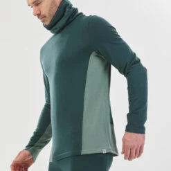 WEDZE Thermoshirt Voor Skiën Heren 900 Merinowol Opstaande Kraag 22 WEDZE Thermoshirt Voor Skiën Heren 900 Merinowol Opstaande Kraag -WarmeK Kleding Winkel merino thermoshirt voor skien heren 900 opstaande kraag dennengroen 7