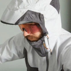 Rockrider MTB Regenjas Voor All-mountain -WarmeK Kleding Winkel mtb regenjas voor all mountain grijs 3